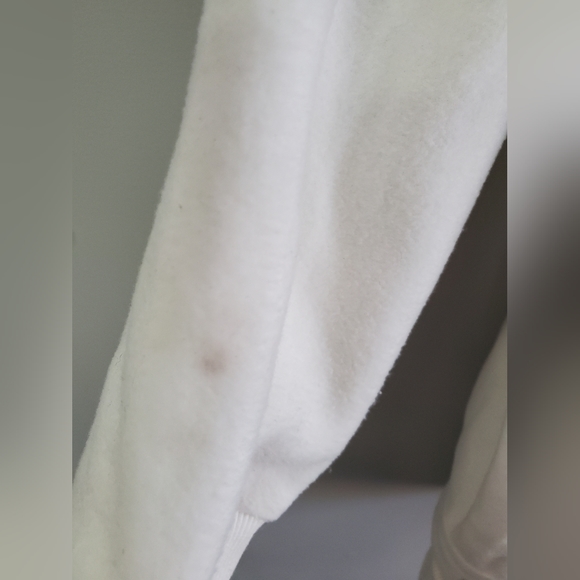 rd style white and black fleece 1/4 zip. Womens xs. EUC. Small spot see photos - Picture 4 of 9